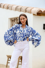 Load image into Gallery viewer, Jatea The Label  - Paros Blue Blouse
