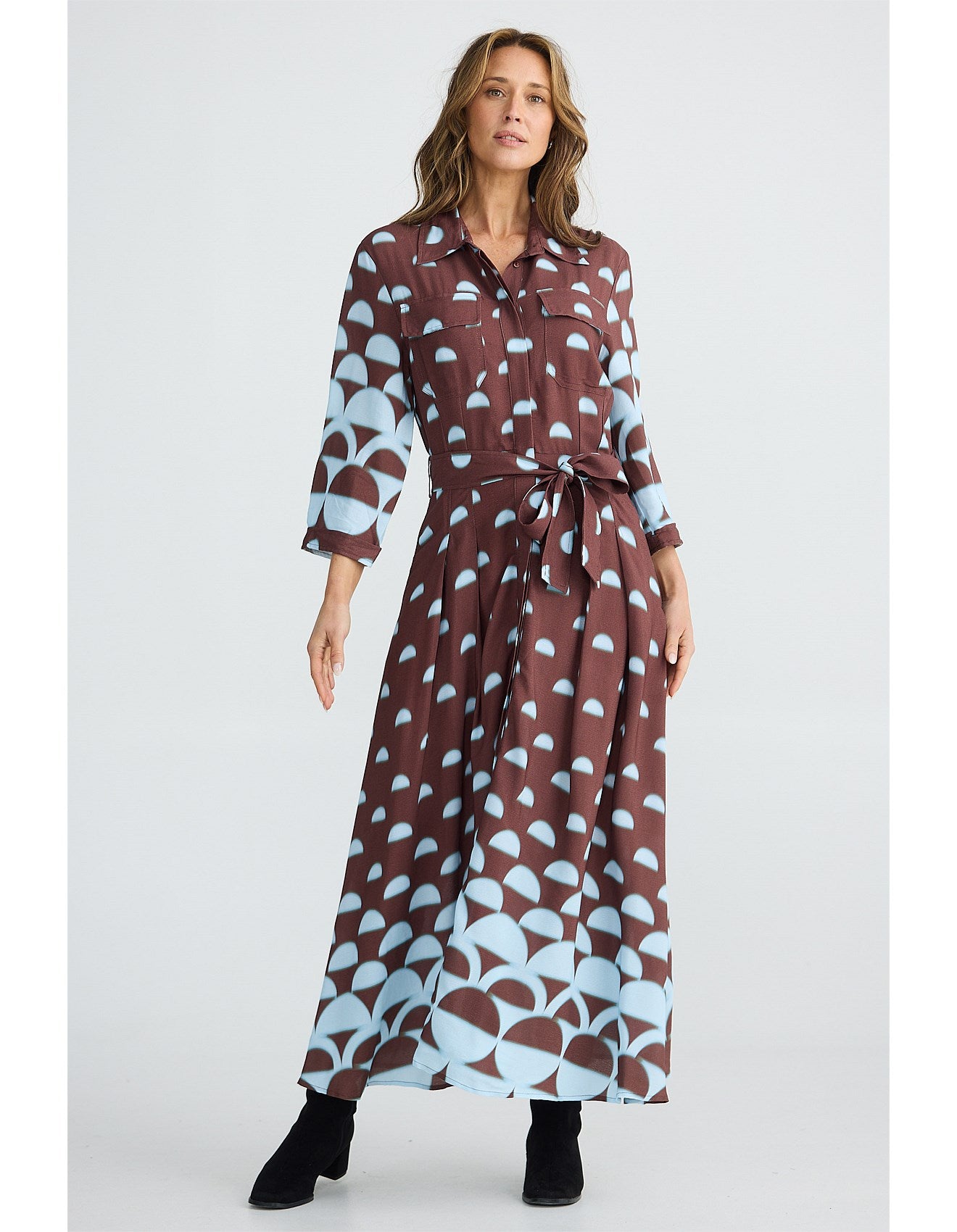 Brave And True - Rossellini 3/4 Sleeve Dress