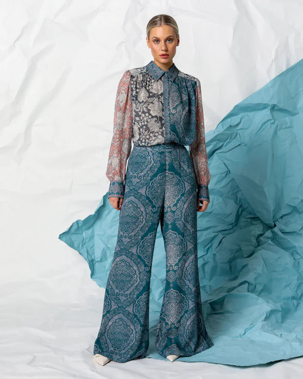 Kachel - Emilia Pant - Indigo Henna