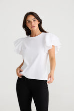 Load image into Gallery viewer, Brave + True - Gigi Tee - White

