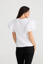 Load image into Gallery viewer, Brave + True - Gigi Tee - White
