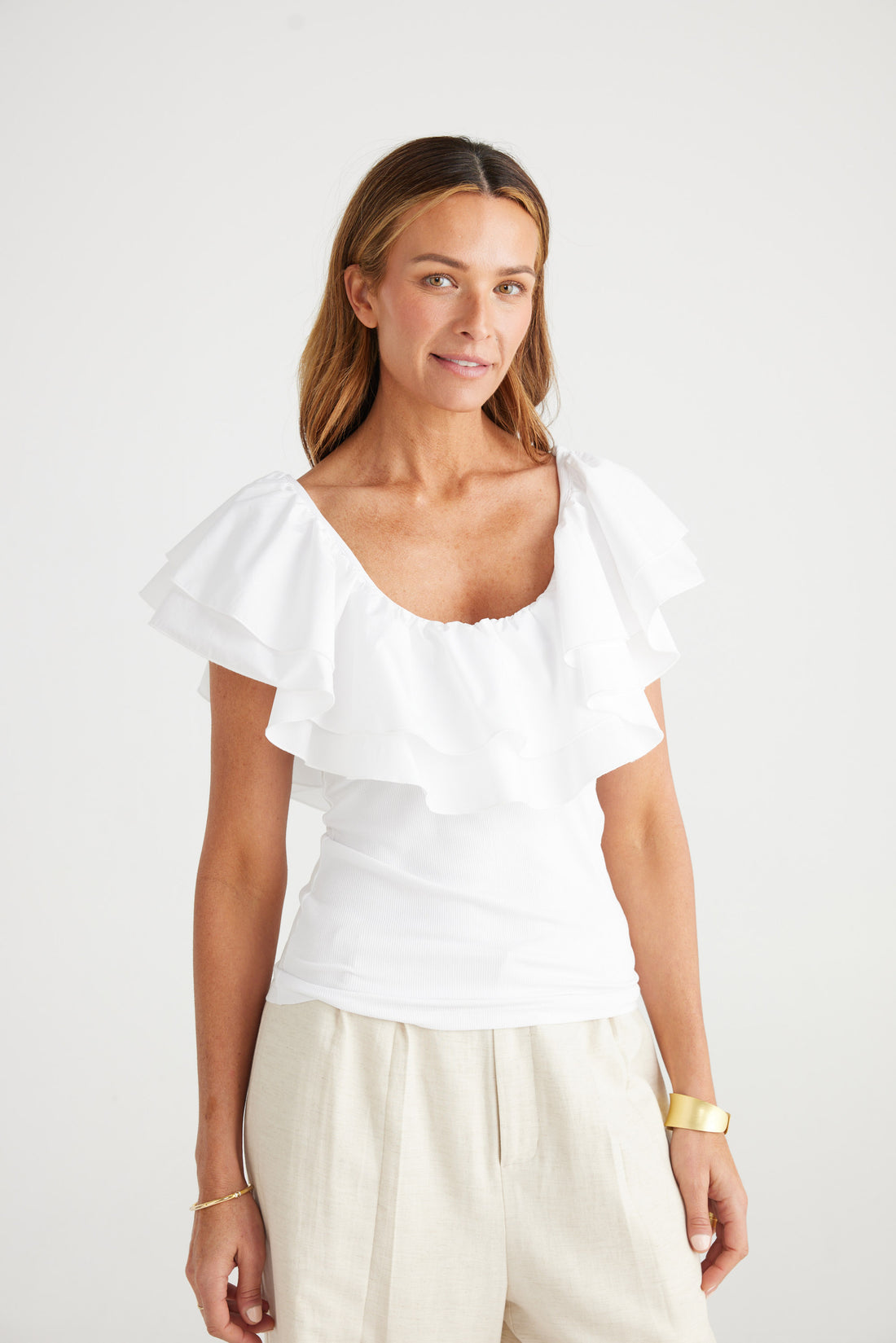 Brave + True - Callie Top - White