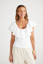 Load image into Gallery viewer, Brave + True - Callie Top - White
