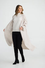 Load image into Gallery viewer, Brave + True - Bentley Long Cardigan - Grey Marle

