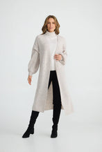 Load image into Gallery viewer, Brave + True - Bentley Long Cardigan - Grey Marle

