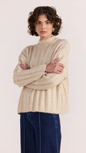 Load image into Gallery viewer, Staple The Label - Macy Cozy Rib Jumper - Oat Marle
