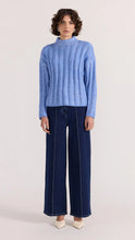 Load image into Gallery viewer, Staple The Label - Macy Cozy Rib Jumper - Blue Marle
