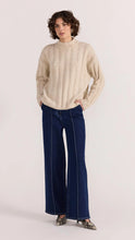 Load image into Gallery viewer, Staple The Label - Macy Cozy Rib Jumper - Oat Marle
