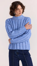 Load image into Gallery viewer, Staple The Label - Macy Cozy Rib Jumper - Blue Marle
