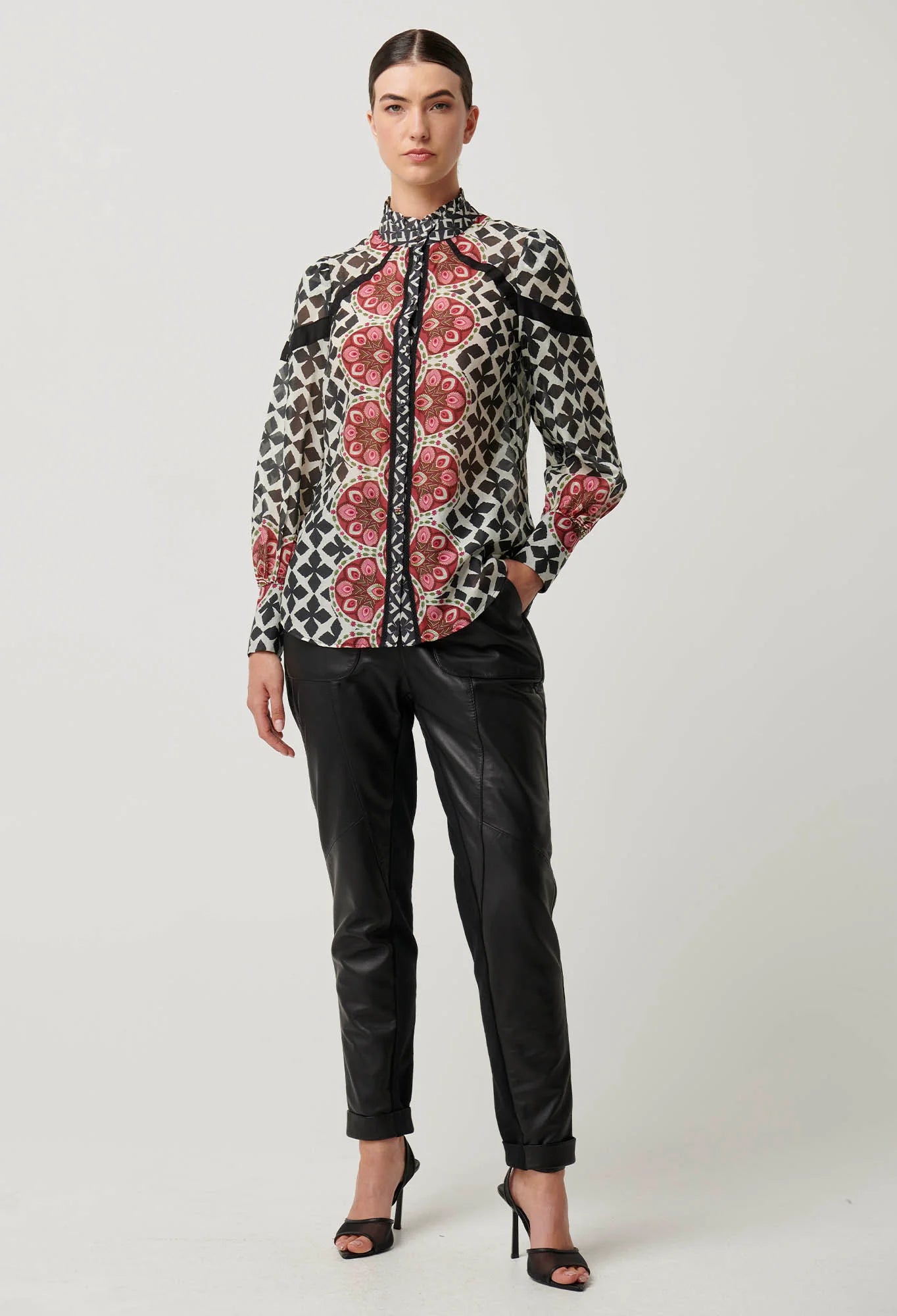 Once Was - Astrid Cotton Silk Shirt - Country Tapestry