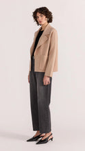 Load image into Gallery viewer, Staple The Label - Aiden Crop Coatigan - Camel
